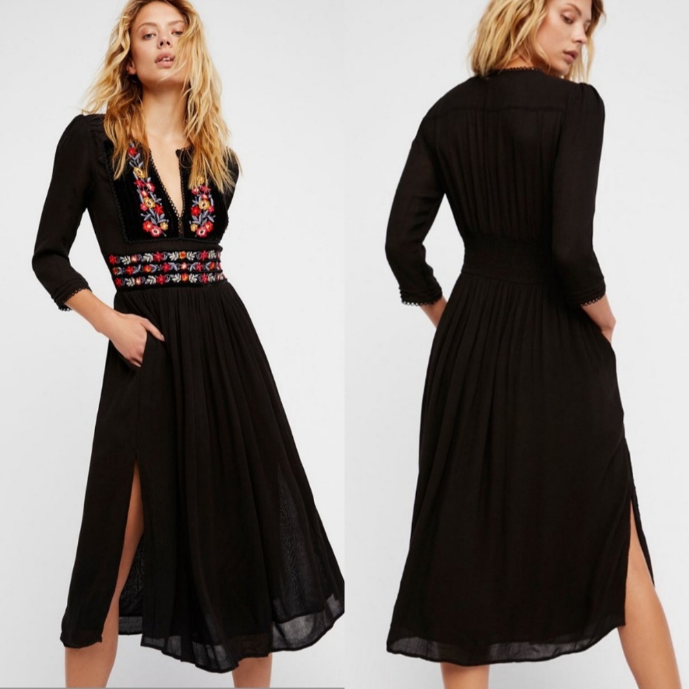 Free people embroidered dress